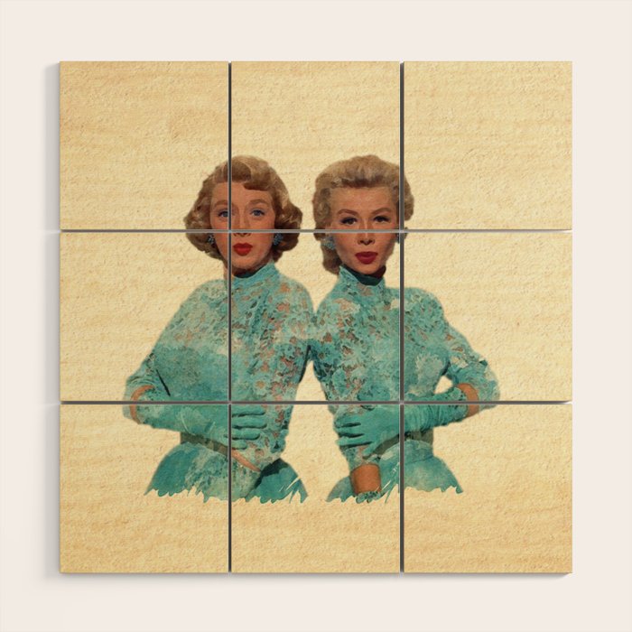 Two Different Faces... (Sisters) Wood Wall Art Gallery Image 1