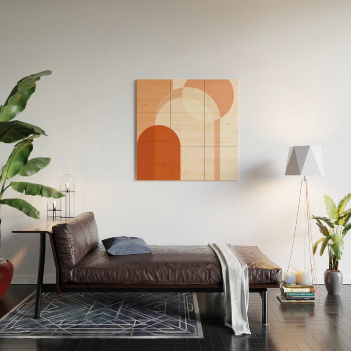 abstract minimal 7 Wood Wall Art Gallery Image 2