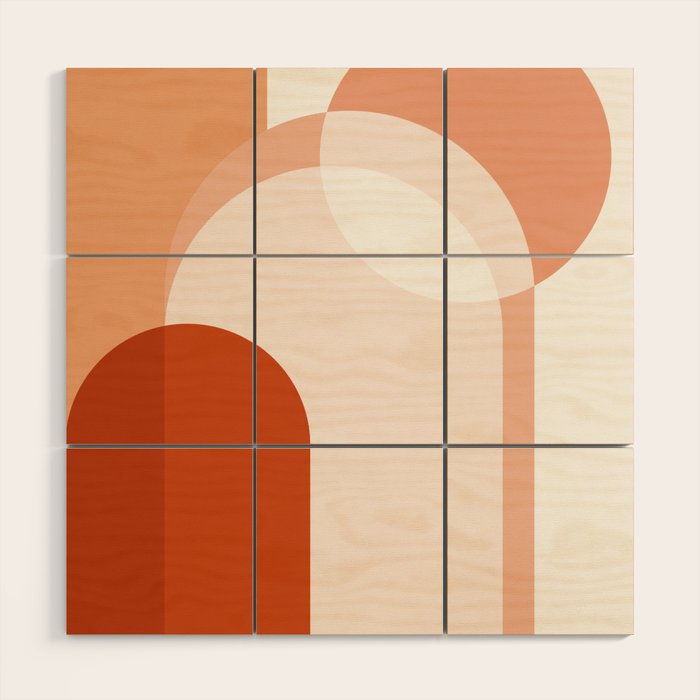 abstract minimal 7 Wood Wall Art Gallery Image 1
