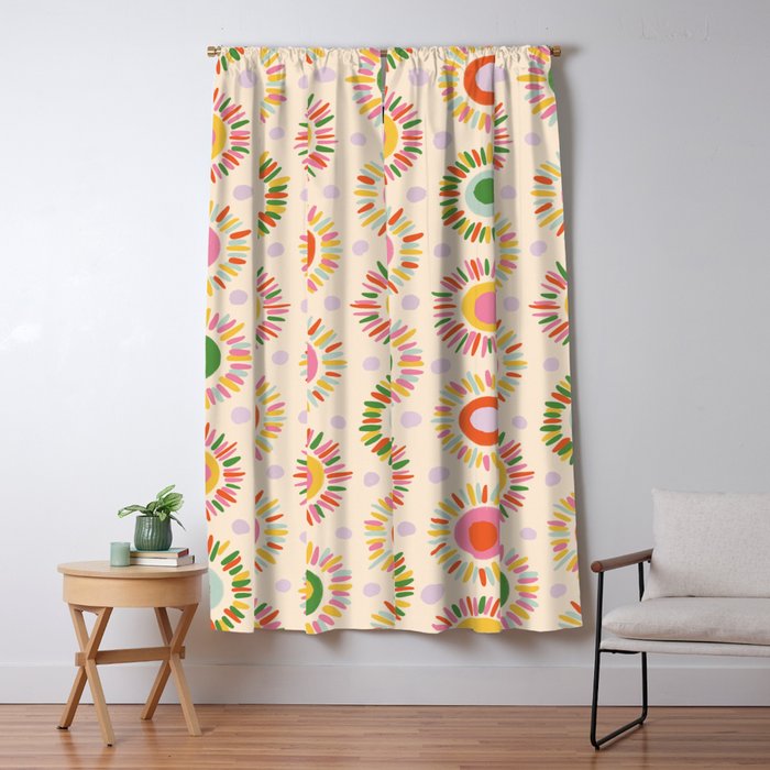 Sunny pattern Window Curtain Gallery Image 5