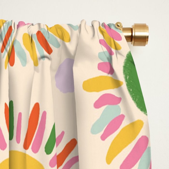 Sunny pattern Window Curtain Gallery Image 2