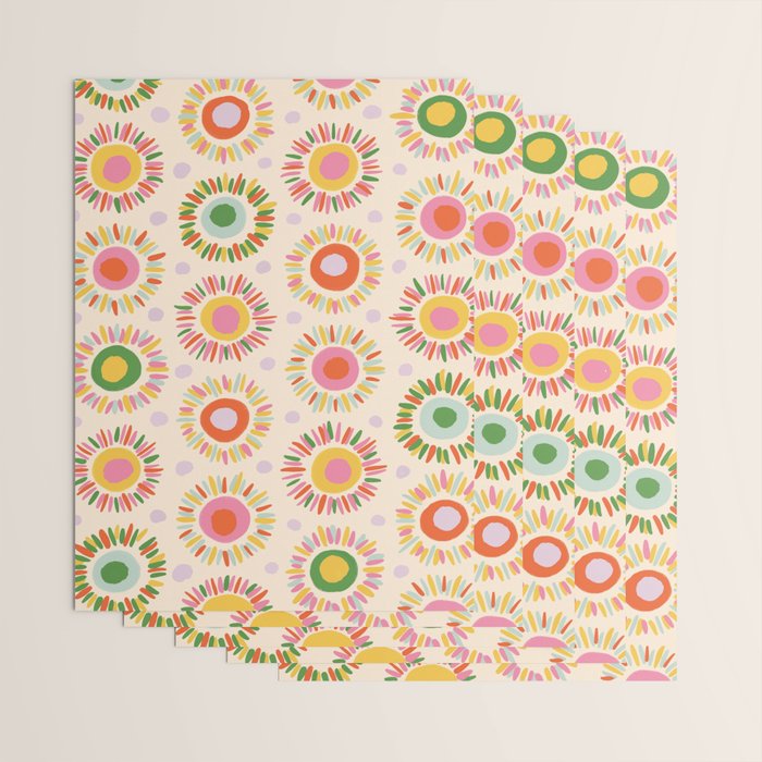 Sunny pattern Wrapping Paper Gallery Image 3