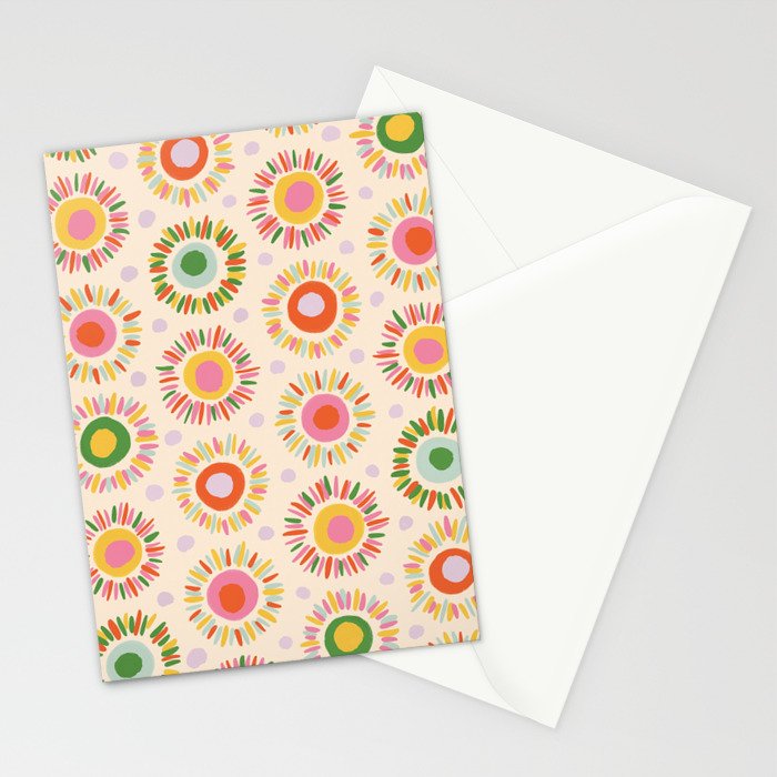 Sunny pattern Stationery Card Gallery Image 2