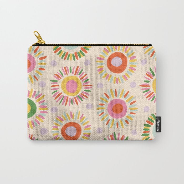 Sunny pattern Carry All Pouch Gallery Image 1