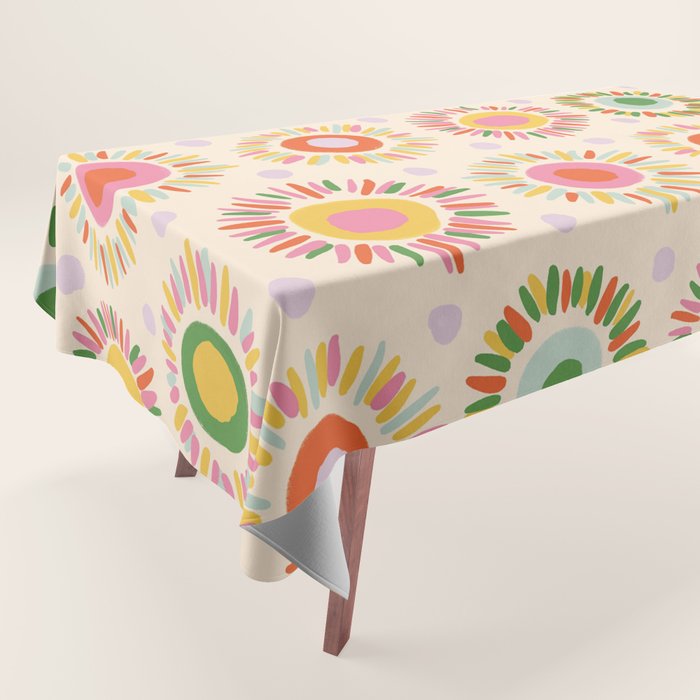 Sunny pattern Tablecloth Gallery Image 1