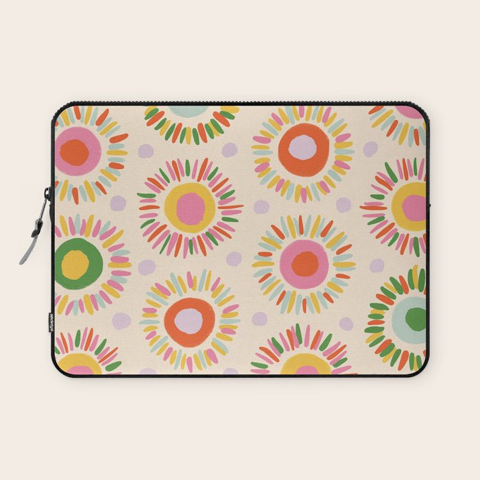 Sunny pattern Laptop Sleeve Gallery Image 1