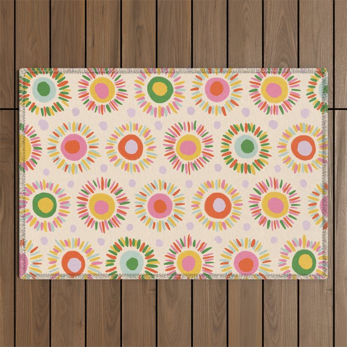 Sunny pattern Outdoor Rug Gallery Image 1
