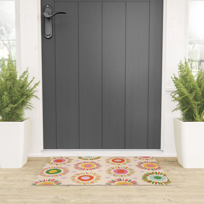 Sunny pattern Welcome Mat Gallery Image 3