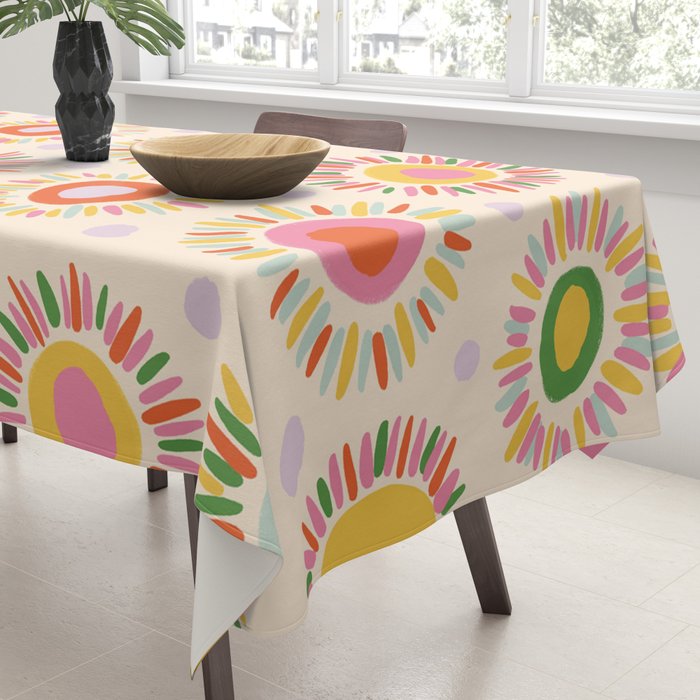Sunny pattern Tablecloth Gallery Image 3