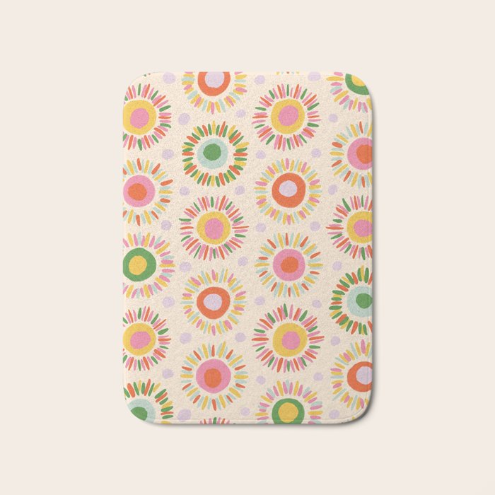Sunny pattern Bath Mat Gallery Image 1