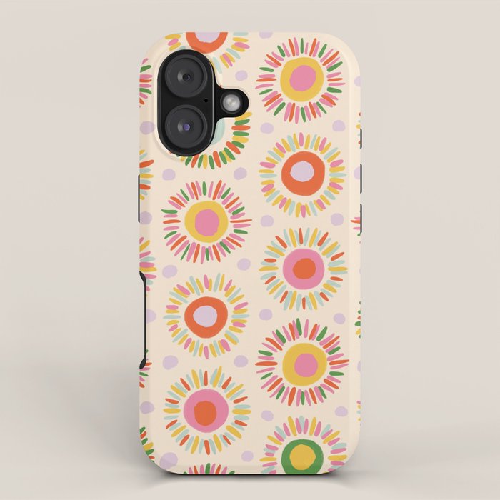 Sunny pattern iPhone Case Gallery Image 1