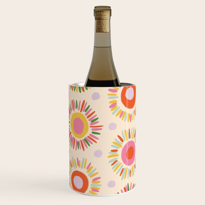 Sunny pattern Wine Chiller Gallery Image 1