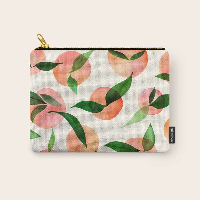 Abstract Summer Fruit Pattern Carry All Pouch Gallery Image 1