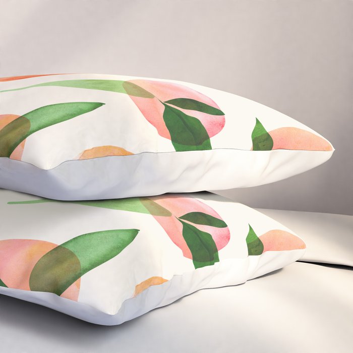 Abstract Summer Fruit Pattern Pillow Sham Gallery Image 3