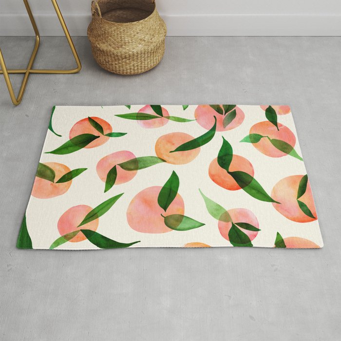 Abstract Summer Fruit Pattern Rug Gallery Image 1