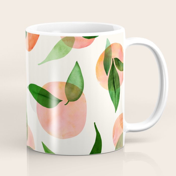 Abstract Summer Fruit Pattern Coffee Mug Gallery Image 1