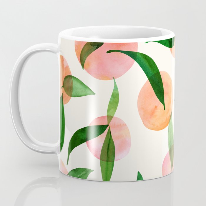 Abstract Summer Fruit Pattern Coffee Mug Gallery Image 3