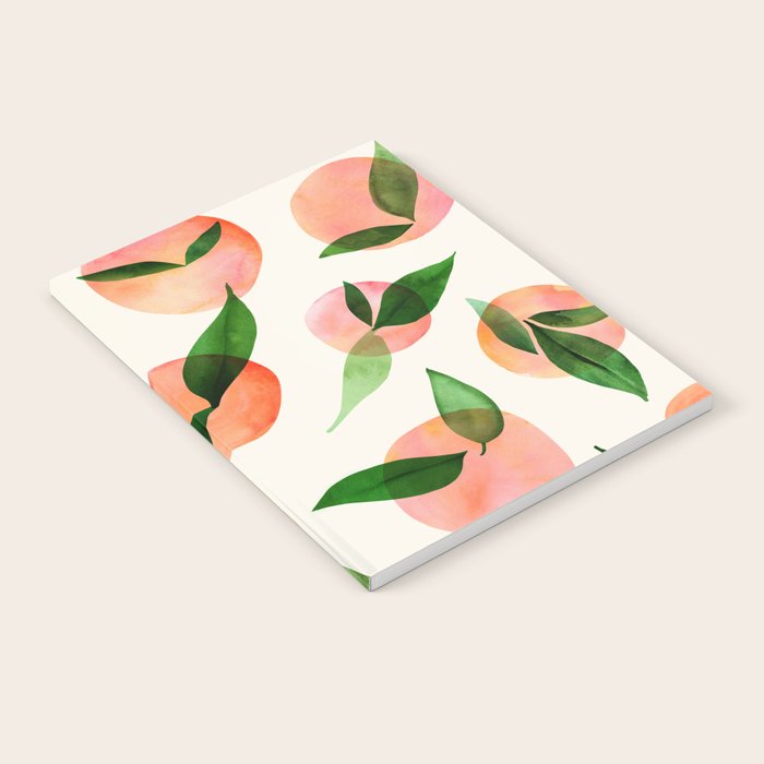 Abstract Summer Fruit Pattern Notebook Gallery Image 1
