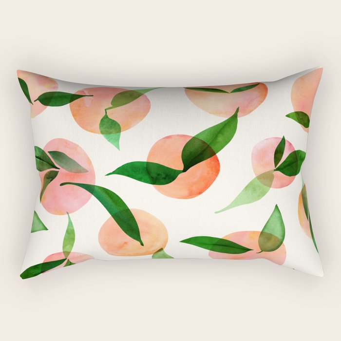 Abstract Summer Fruit Pattern Rectangular Pillow Gallery Image 1