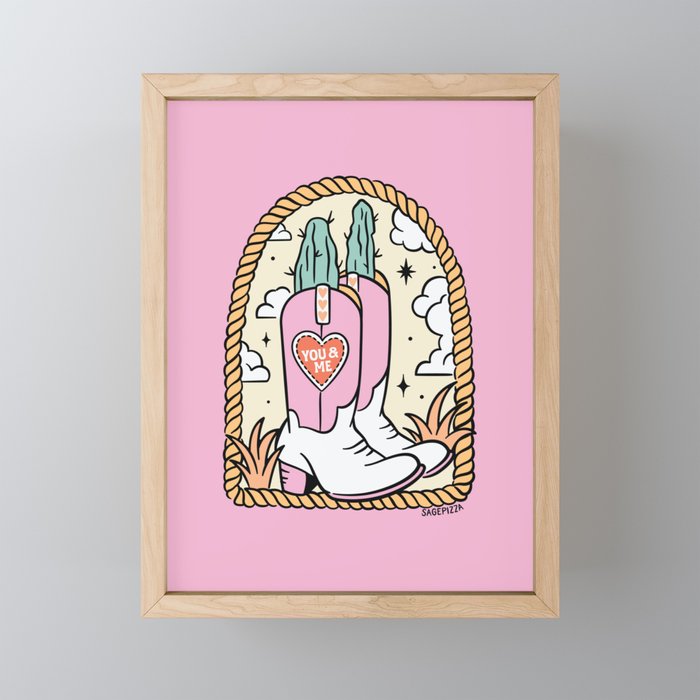 You & Me Mini Art Print Gallery Image 1