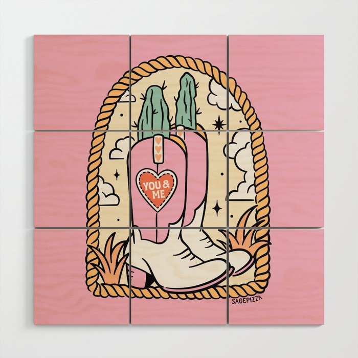 You & Me Wood Wall Art Gallery Image 1