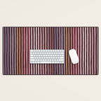 Painted Stripes Shadow Desk Mat Gallery Image 1