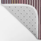 Painted Stripes Shadow Bath Mat Gallery Image 2