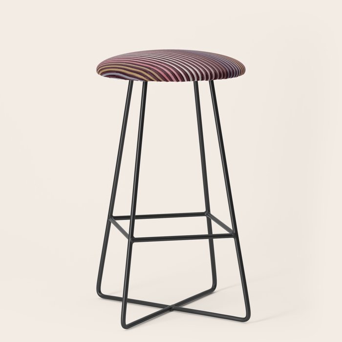 Painted Stripes Shadow Stool Gallery Image 1
