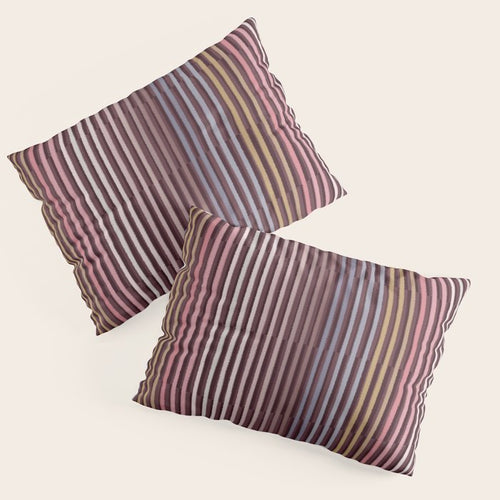Painted Stripes Shadow Pillow Sham Gallery Image 3