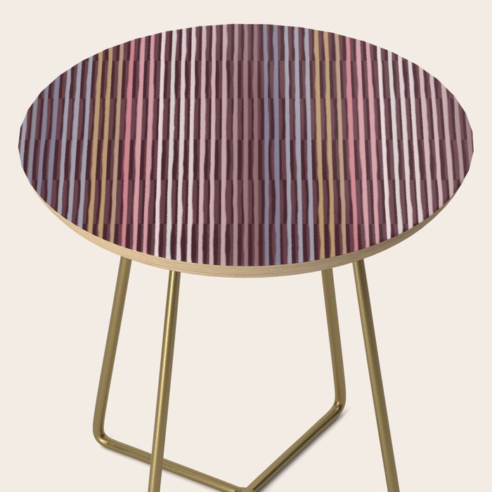 Painted Stripes Shadow Side Table Gallery Image 2