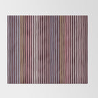 Painted Stripes Shadow Throw Blanket Gallery Image 2