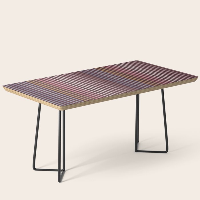 Painted Stripes Shadow Coffee Table Gallery Image 1