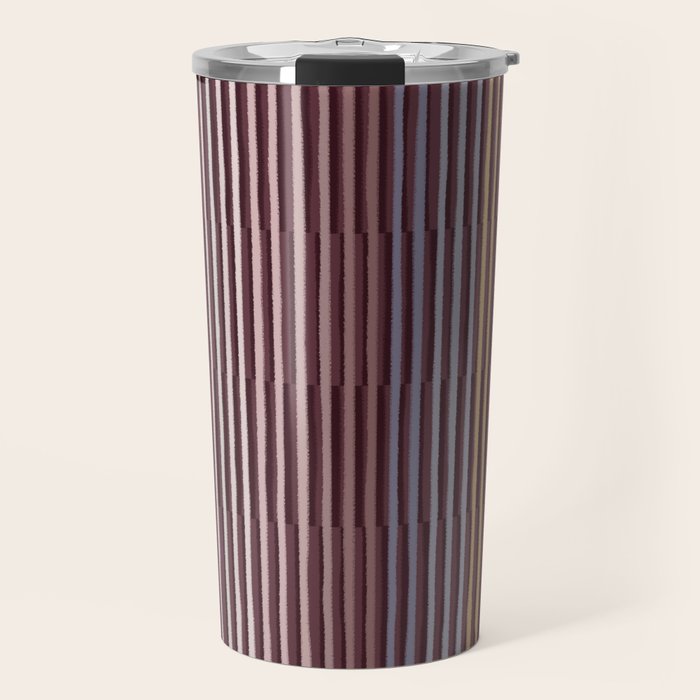 Painted Stripes Shadow Travel Mug Gallery Image 1