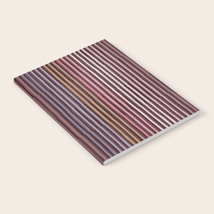 Painted Stripes Shadow Notebook Gallery Image 2
