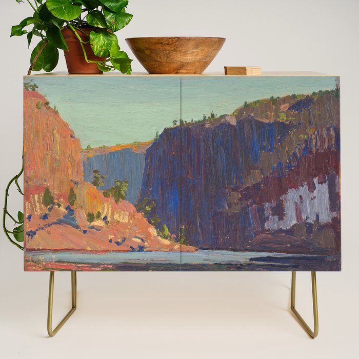 Tom Thomson Petawawa Gorges Canadian Landscape Artist Credenza Gallery Image 1