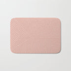Lines (Blush Pink) Bath Mat Gallery Image 1