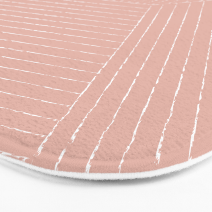 Lines (Blush Pink) Bath Mat Gallery Image 3
