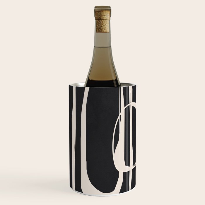 Modern Minimalist One Line Art 1 Wine Chiller Gallery Image 2