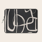 Modern Minimalist One Line Art 1 Laptop Sleeve Gallery Image 1