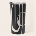 Modern Minimalist One Line Art 1 Travel Mug Gallery Image 3