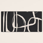 Modern Minimalist One Line Art 1 Desk Mat Gallery Image 3
