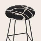 Modern Minimalist One Line Art 1 Stool Gallery Image 2