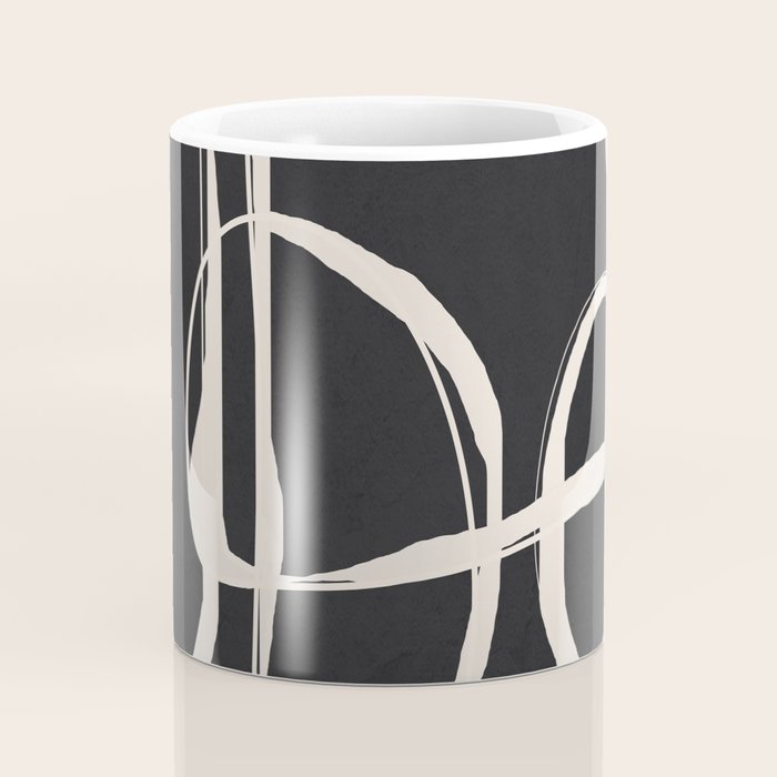 Modern Minimalist One Line Art 1 Coffee Mug Gallery Image 4