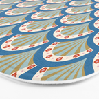 Asian Fan Pattern Bath Mat Gallery Image 3