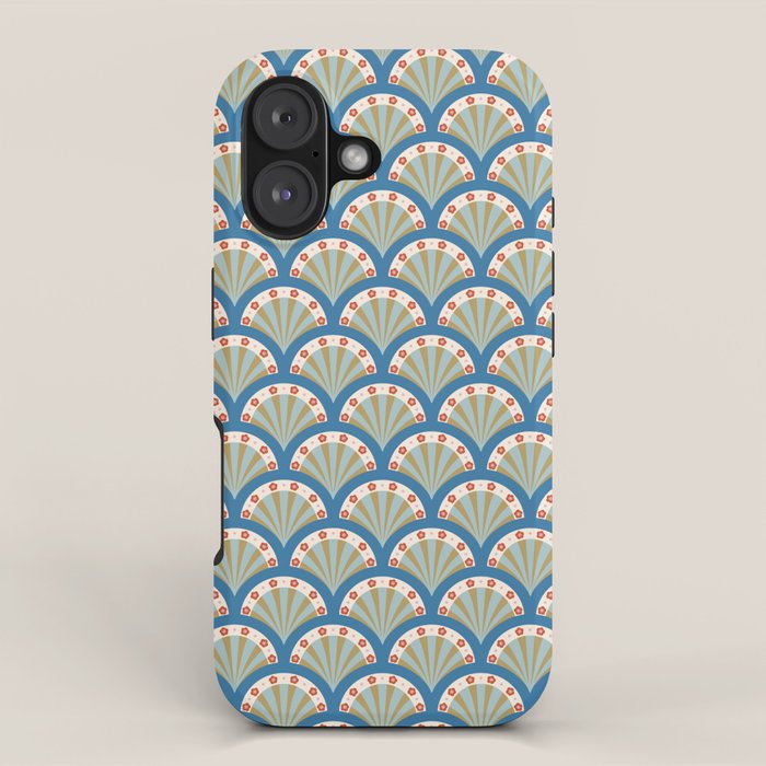 Asian Fan Pattern iPhone Case Gallery Image 1