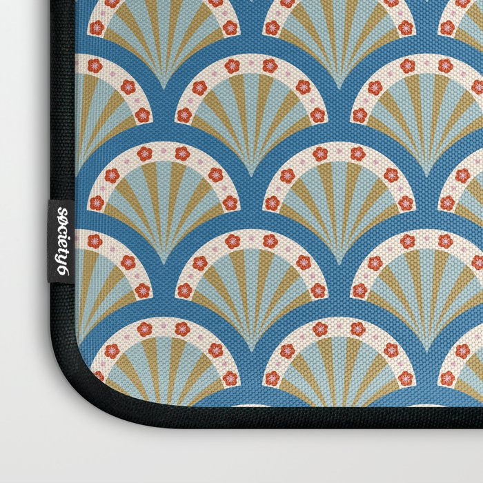 Asian Fan Pattern Laptop Sleeve Gallery Image 3
