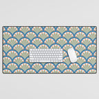 Asian Fan Pattern Desk Mat Gallery Image 1