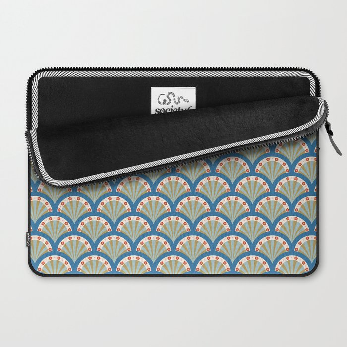 Asian Fan Pattern Laptop Sleeve Gallery Image 2