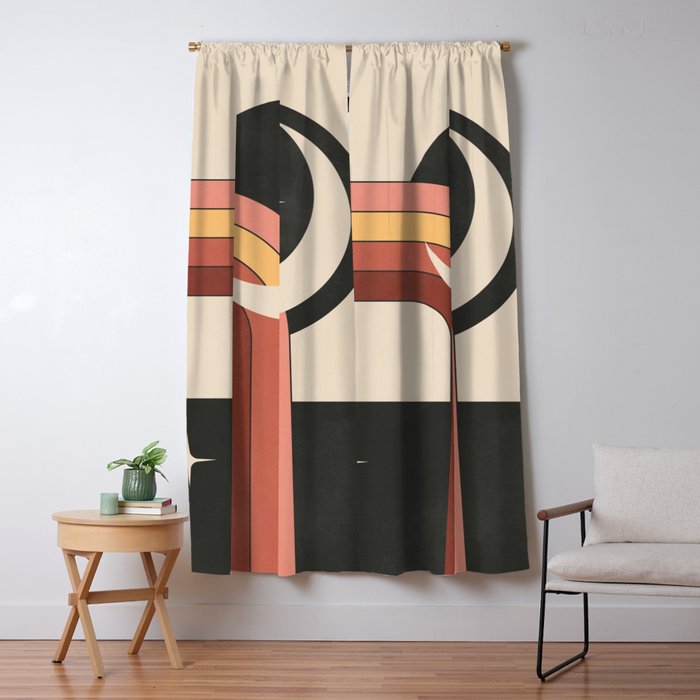 Geometric Abstraction 60 Window Curtain Gallery Image 5