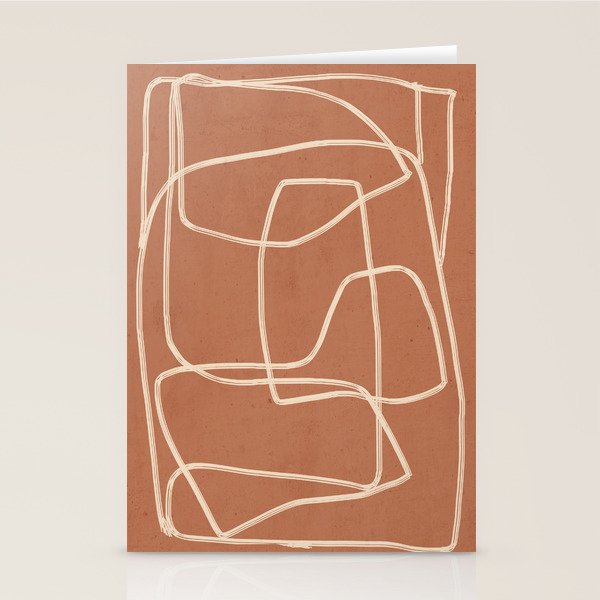 Abstract line art 22 Stationery Card Gallery Image 2